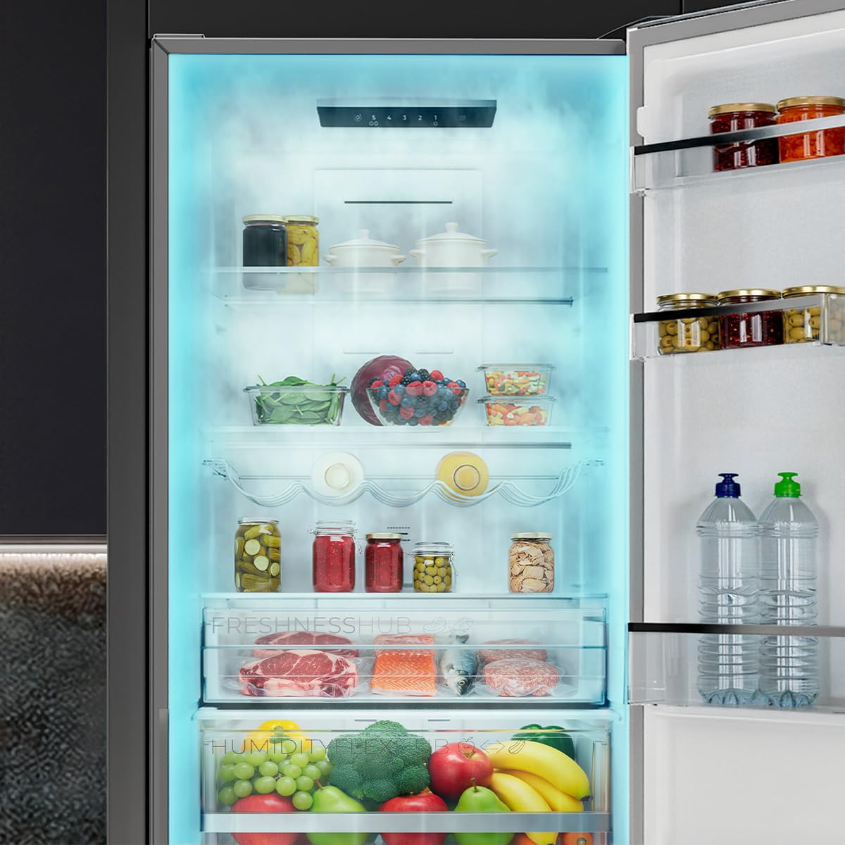 cecotec-bolero-coolmarket-combi-322i-k-hlschrank-322-l-inox image 6