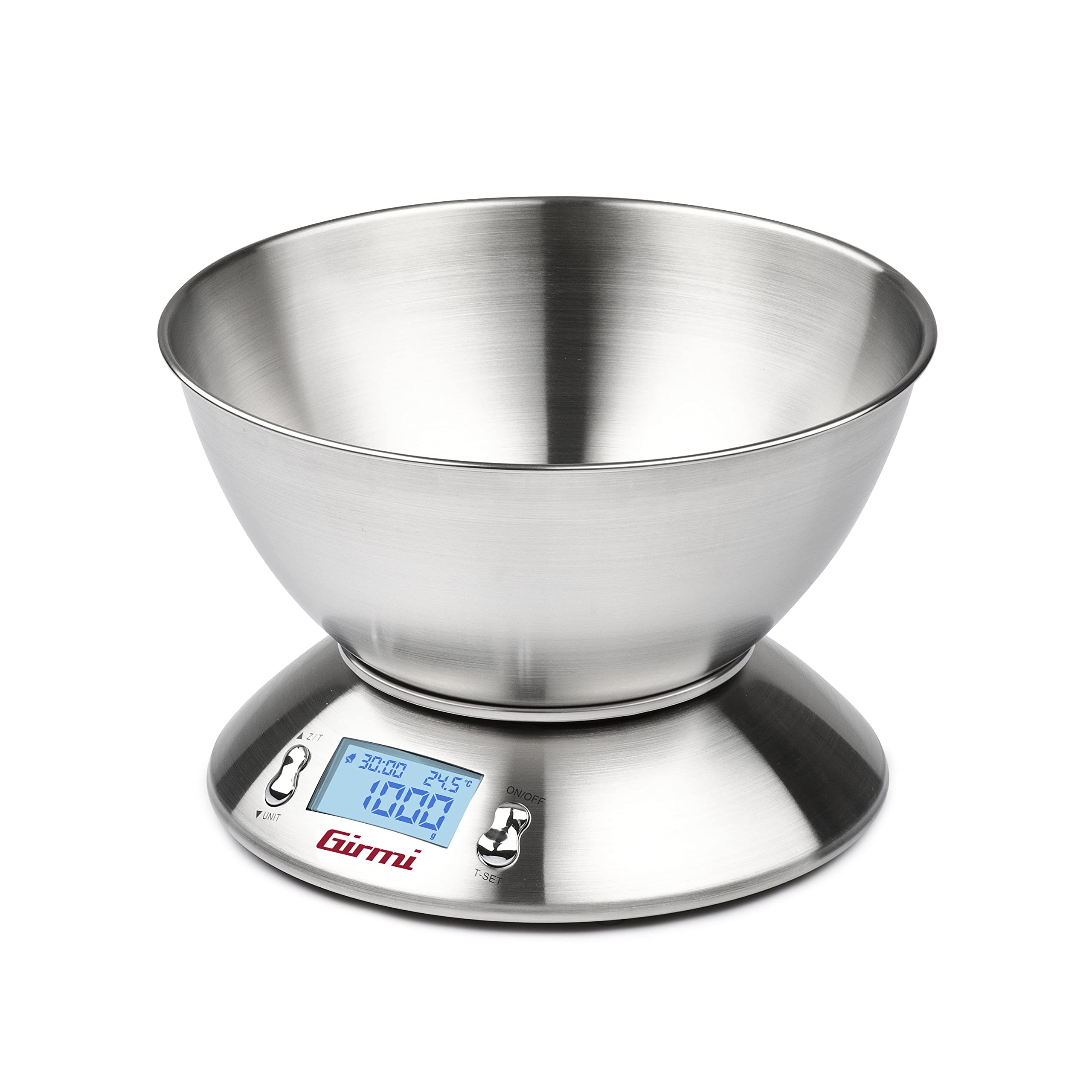 girmi-ps85-k-chenwaage-mit-sch-ssel-edelstahl-timer image 1