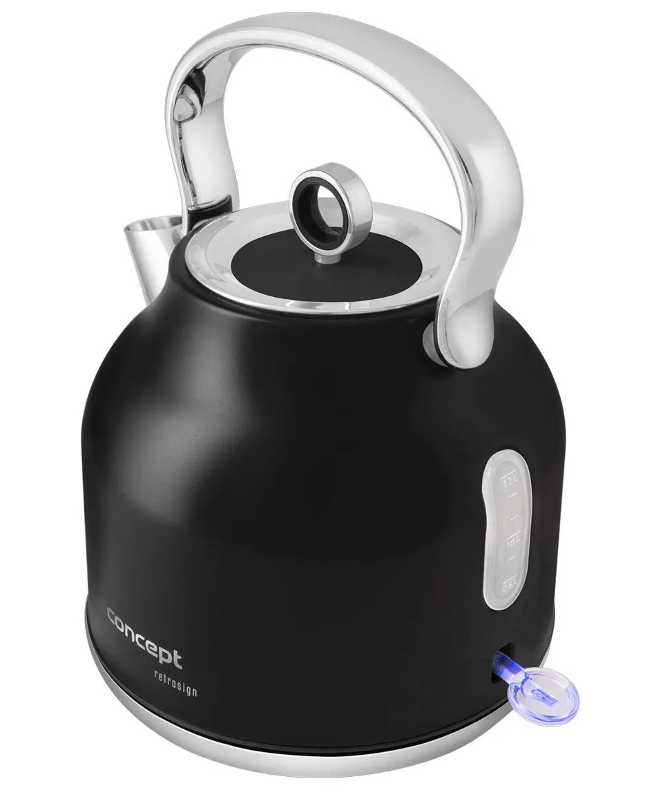 concept-rk3334-retro-wasserkocher-1-7-l-schwarz-2200w image 1