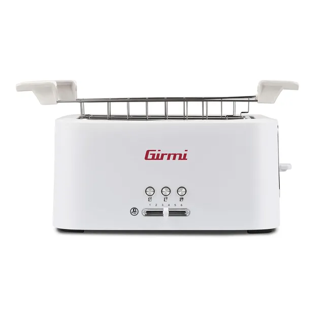 girmi-tp91-toaster-xl-wei-4-scheiben-1500w-auftauen image 1