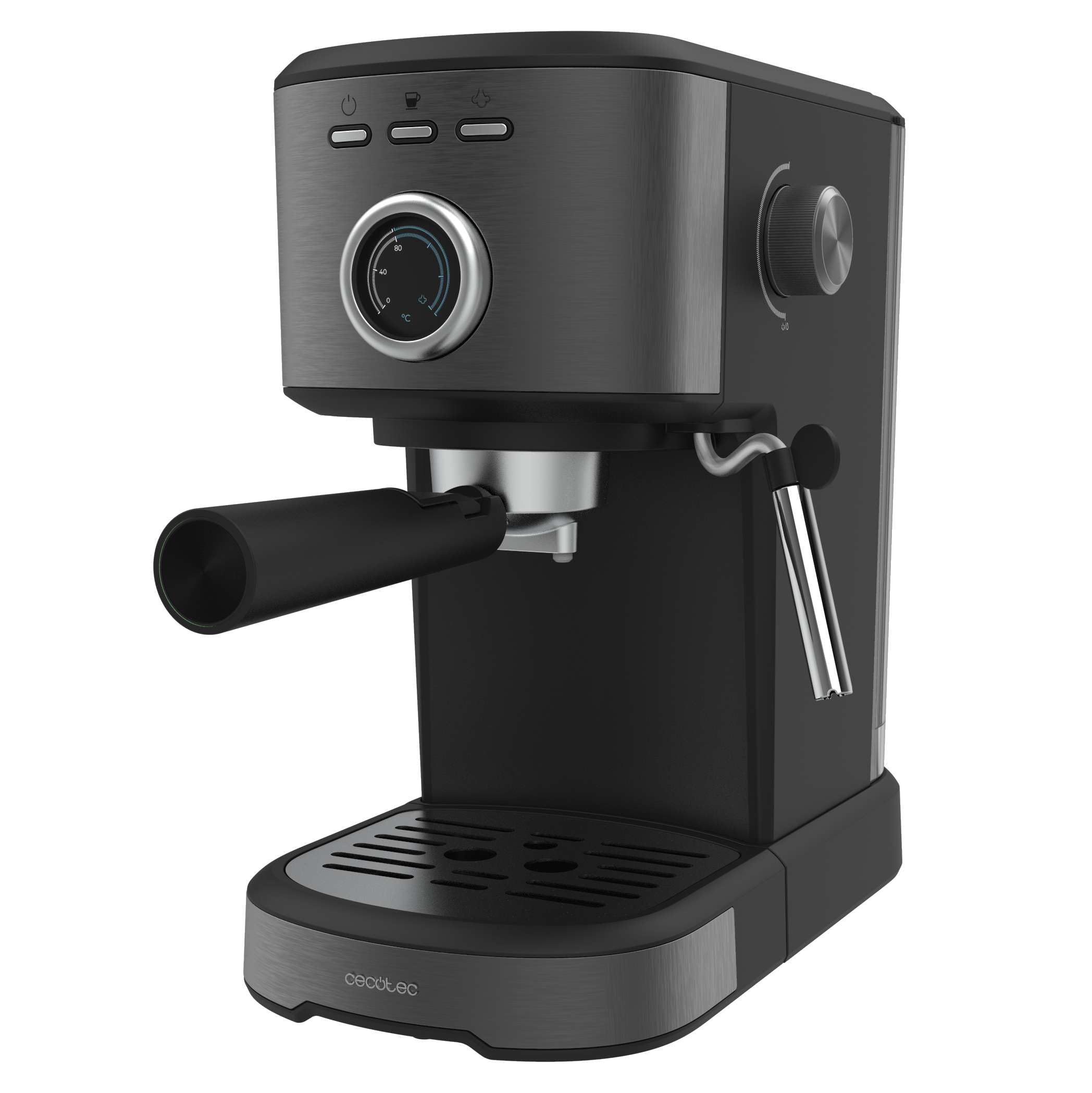 cecotec-power-espresso-20-pecan-steel-espressomaschine-schwarz image 2