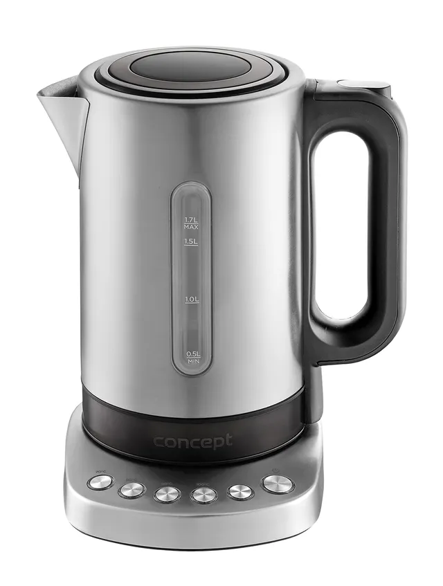 concept-rk3190-wasserkocher-1-7-l-edelstahl-temperaturwahl image 1