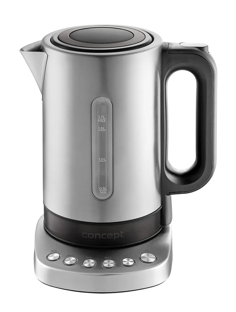concept-rk3190-wasserkocher-1-7-l-edelstahl-temperaturwahl image 1
