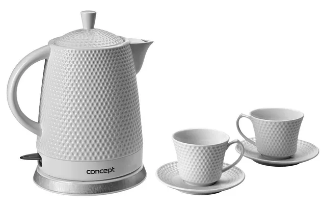 concept-rk-0040-keramik-wasserkocher-1-5-l-wei-mit-2-tassen image 1