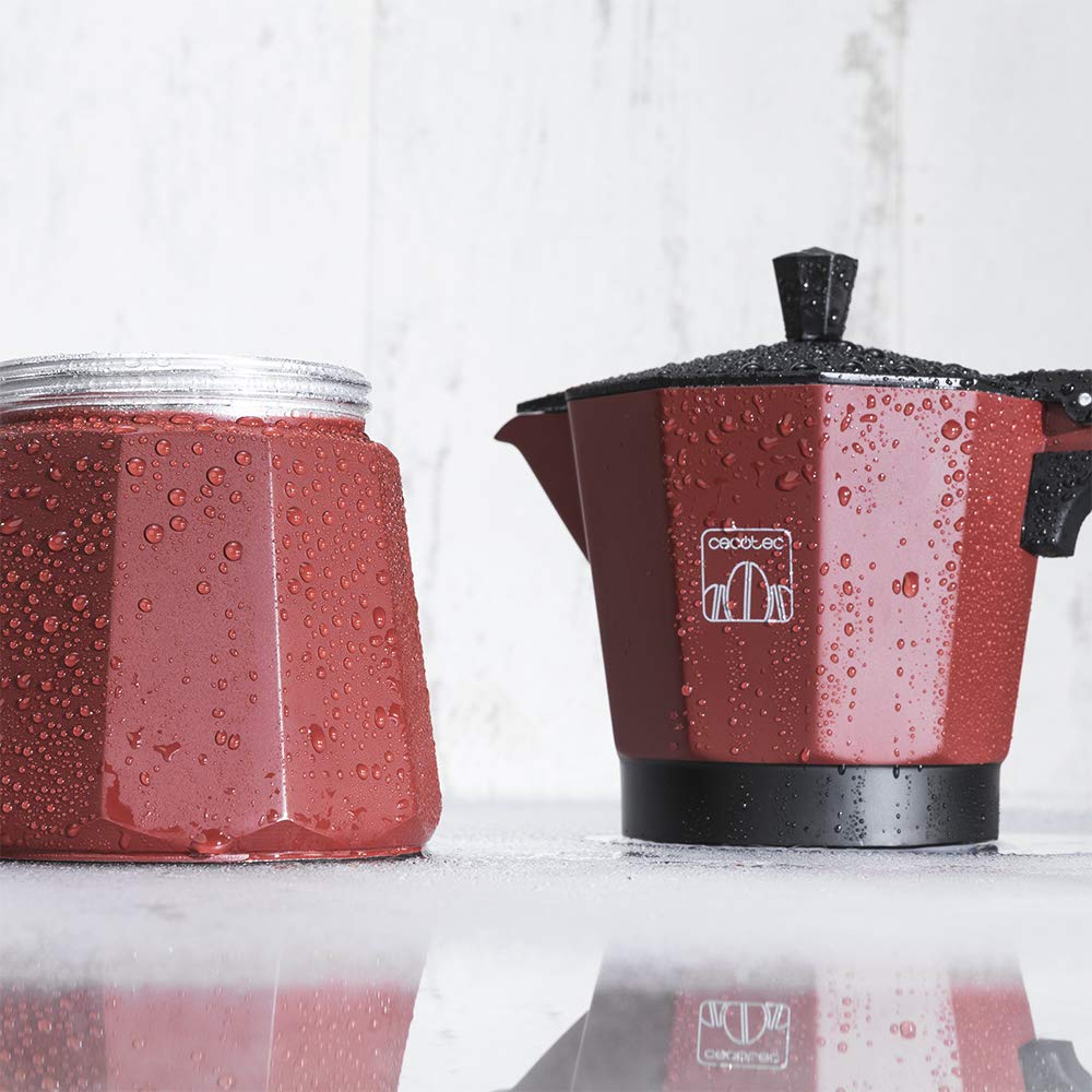cecotec-mokclassic-1200-espressokocher-9-tassen-garnet-aluminium image 4