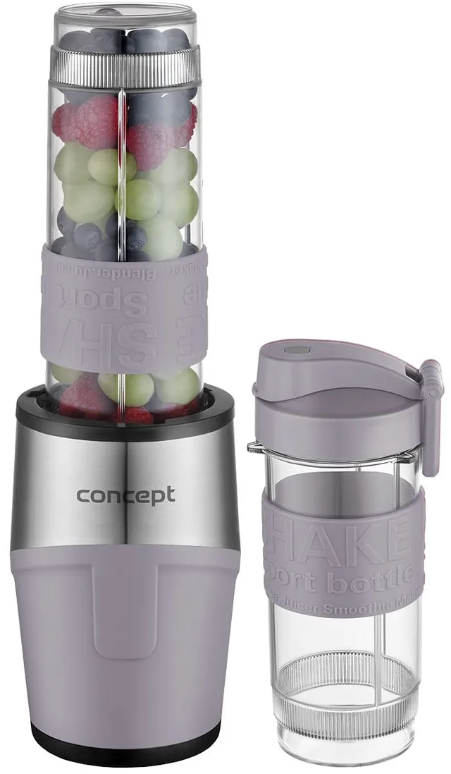 concept-sm3482-smoothie-maker-taupe-500-w-mit-2-tritan-flaschen image 1