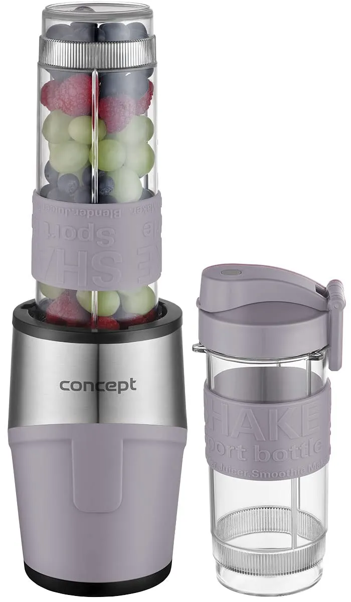 concept-sm3482-smoothie-maker-taupe-500-w-mit-2-tritan-flaschen image 1