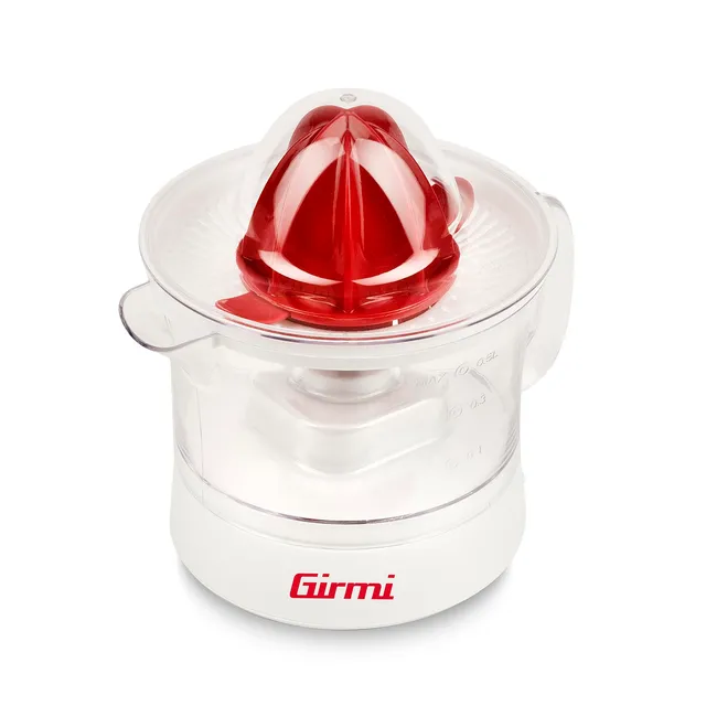 girmi-sr05-zitruspresse-wei-rot-500-ml-mit-doppelkegel image 1