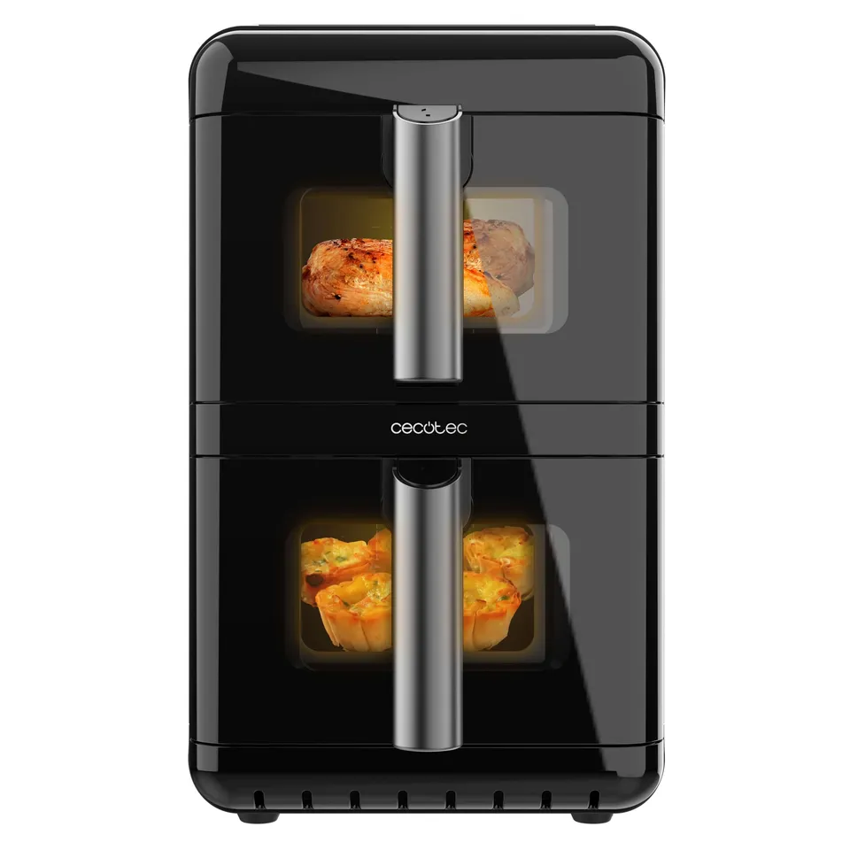 cecotec-cecofry-duolevel-12000-window-hei-luftfritteuse-12-l-doppelkorb image 1