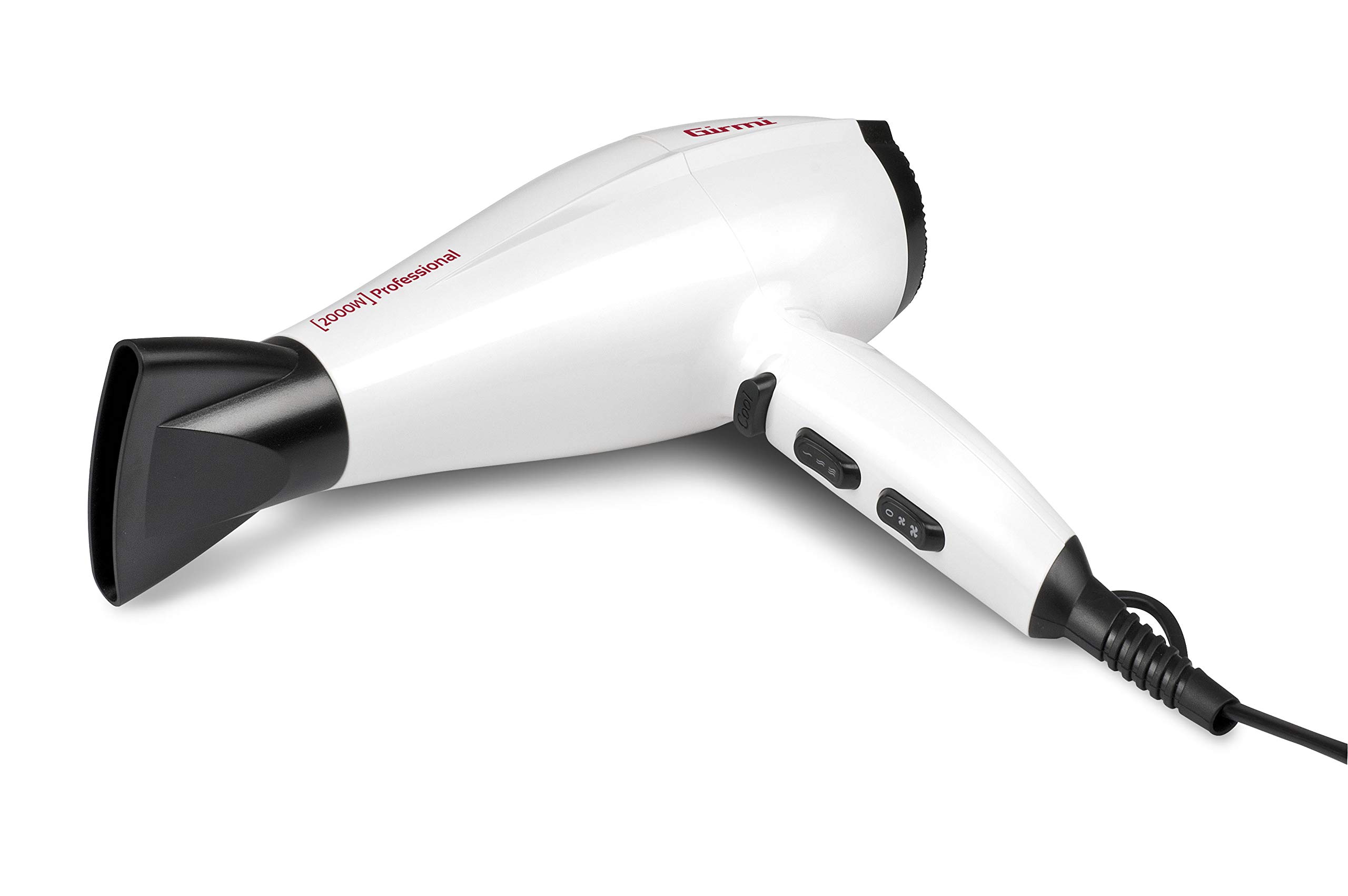 girmi-ph45-profi-haartrockner-2000-w-wei-mit-diffusor image 2