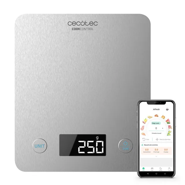 cecotec-cookcontrol-10000-connected-k-chenwaage-app-edelstahl image 1