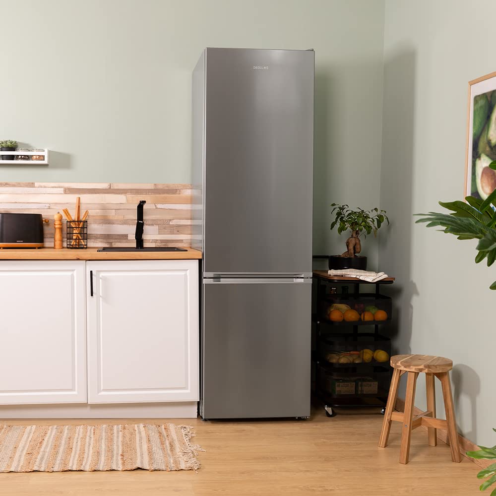 cecotec-bolero-coolmarket-kombi-366-inox-k-hlschrank-360-l-no-frost image 3