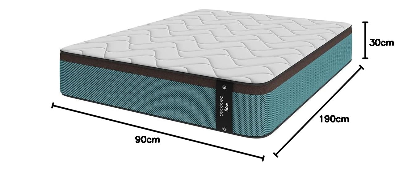 cecotec-flow-7900-hybrid-matratze-90x190-30-cm-mittelfest image 3
