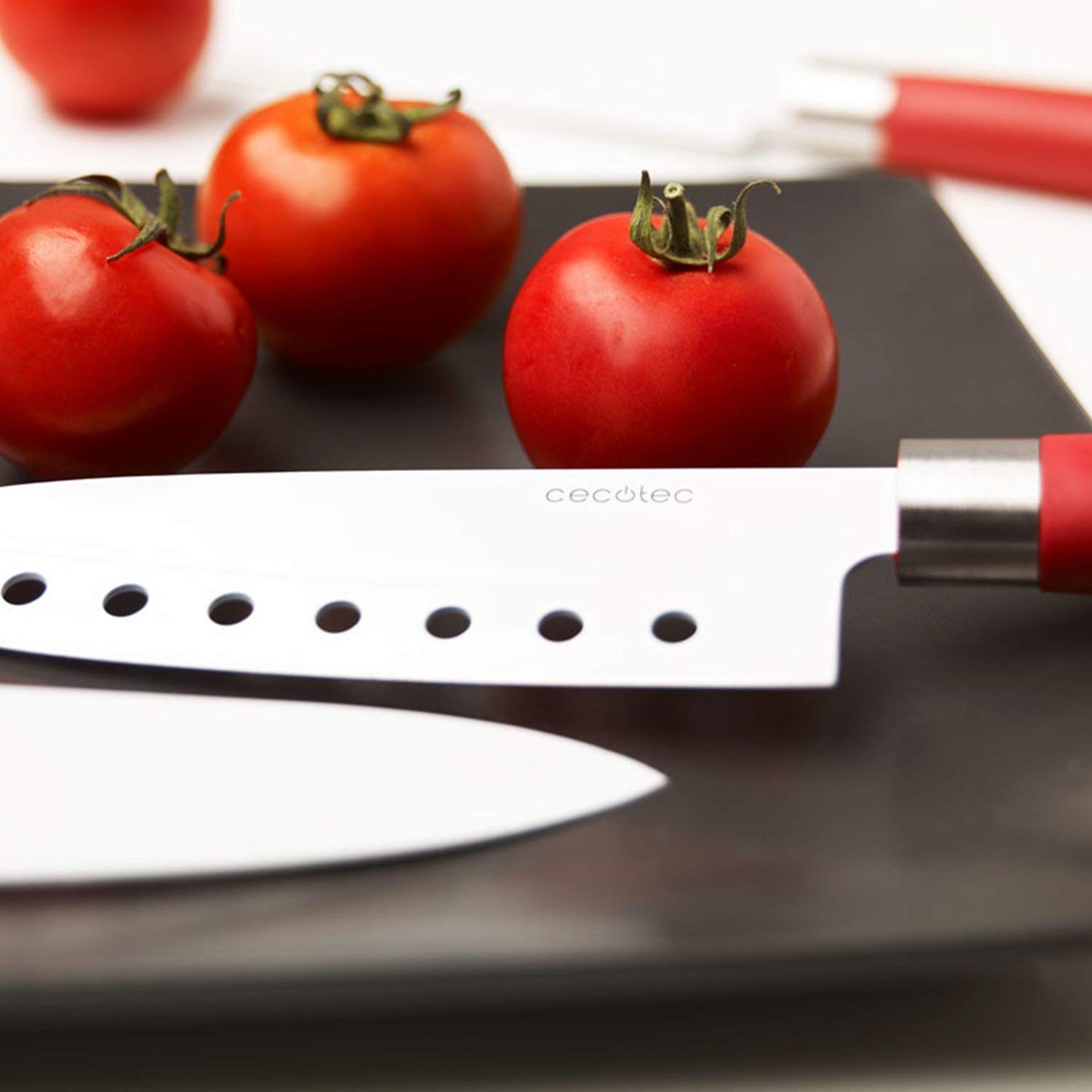 cecotec-messerset-4-teilig-japanisch-rot-keramik-santoku image 6