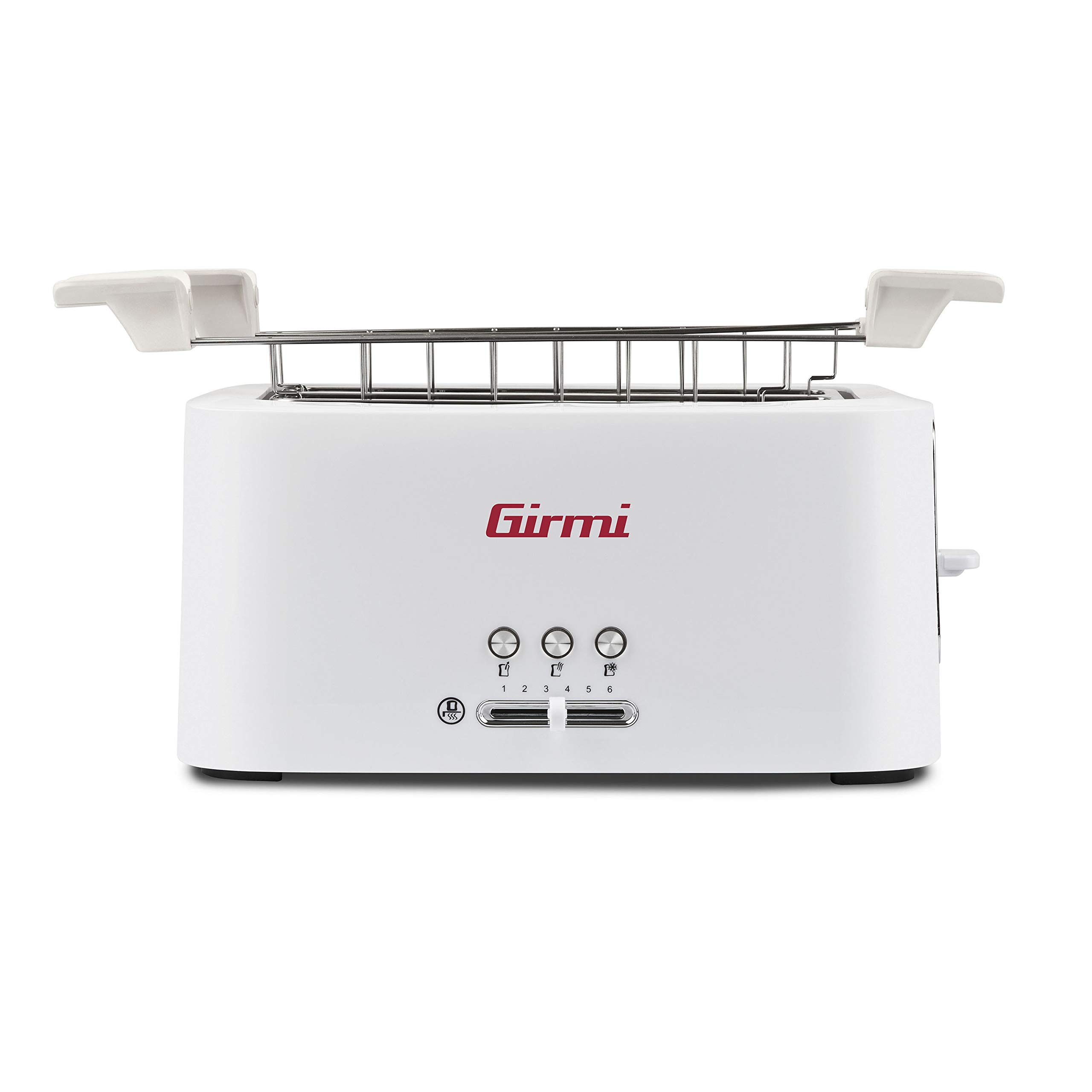 girmi-tp91-toaster-xl-wei-4-scheiben-1500w-auftauen image 1