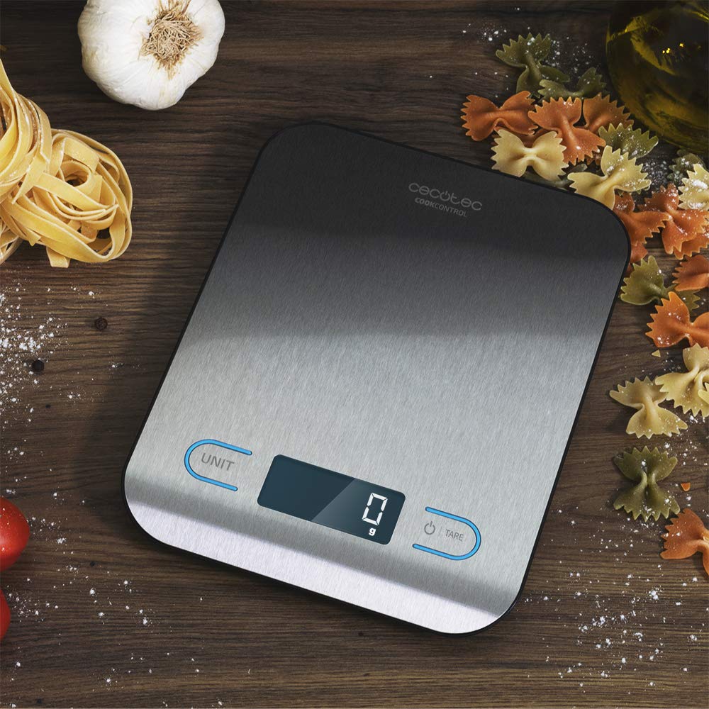 cecotec-cookcontrol-k-chenwaage-edelstahl-5-kg-1-g-lcd image 2