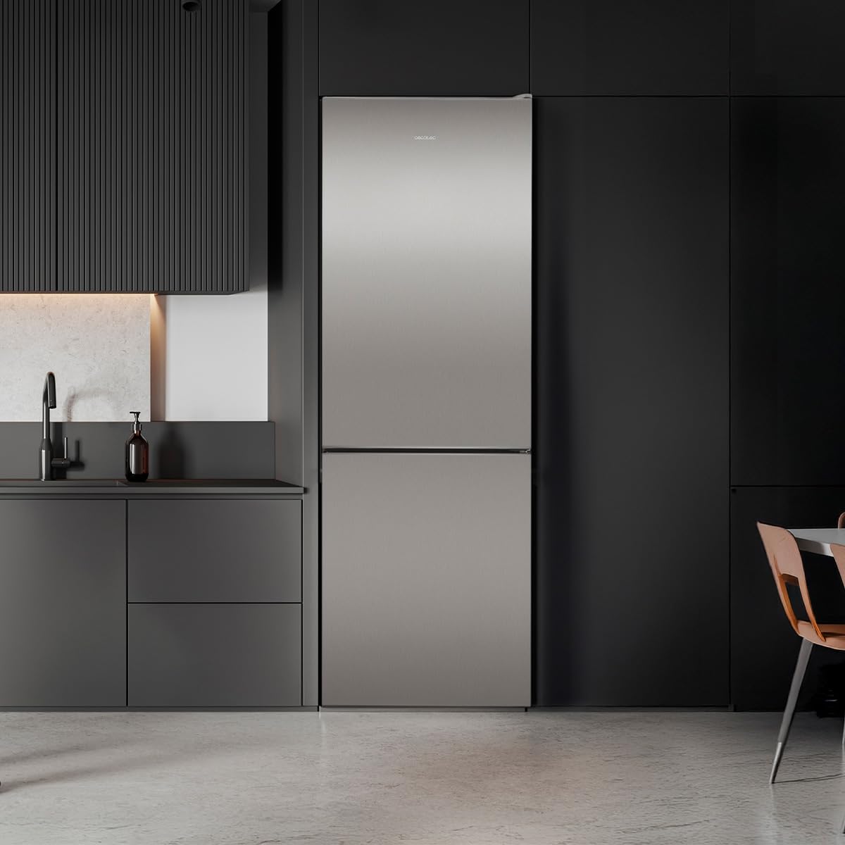 cecotec-bolero-coolmarket-combi-322i-k-hlschrank-322-l-inox image 3