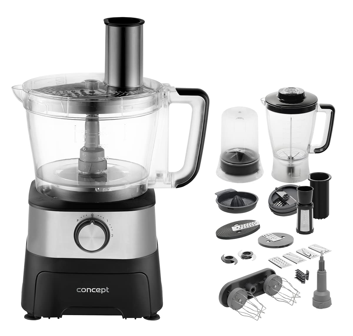concept-rm3000-cube-k-chenmaschine-800w-mit-zubeh-r image 1