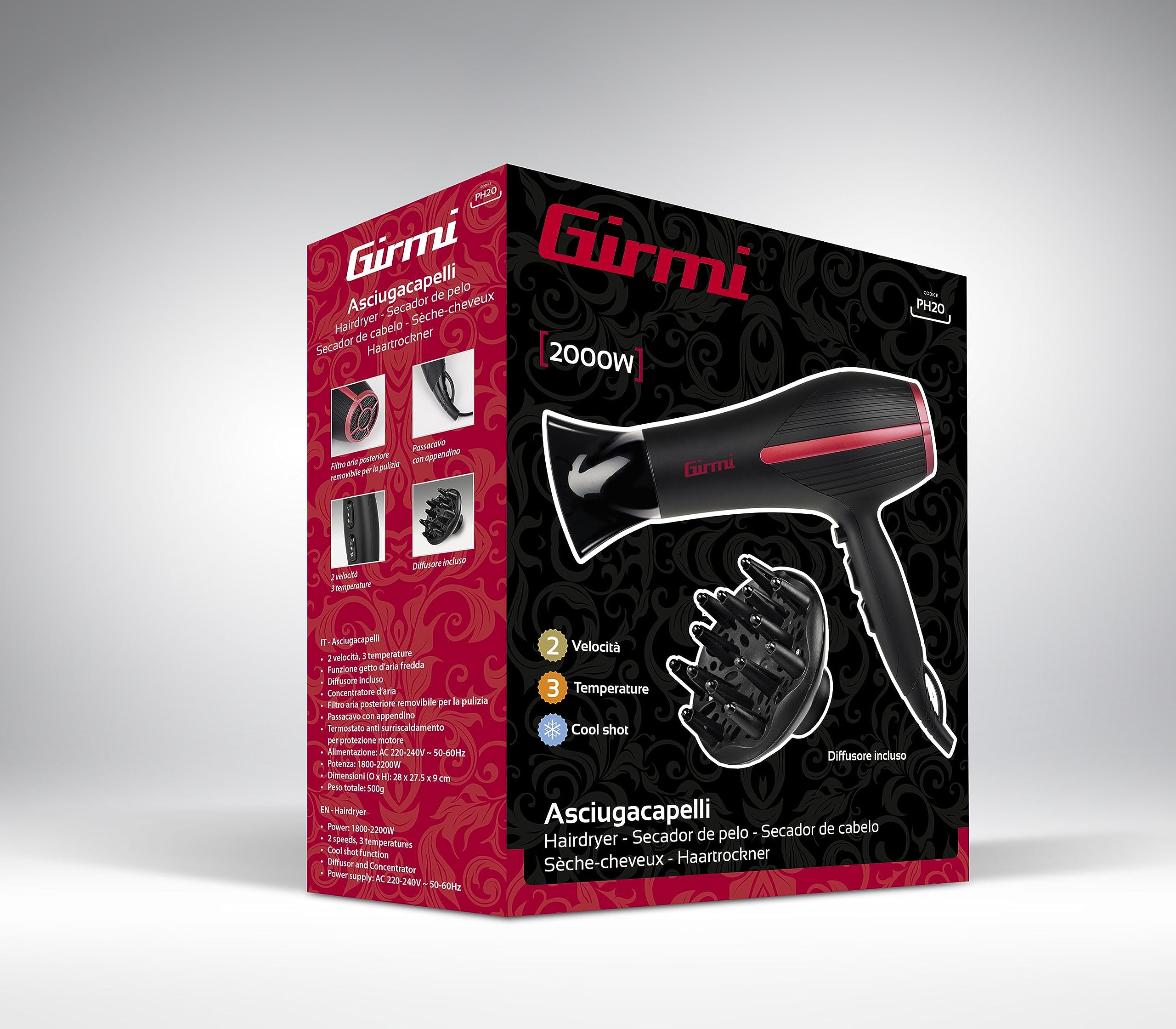 girmi-ph20-haartrockner-f-hn-2000-w-mit-kaltstufe image 4