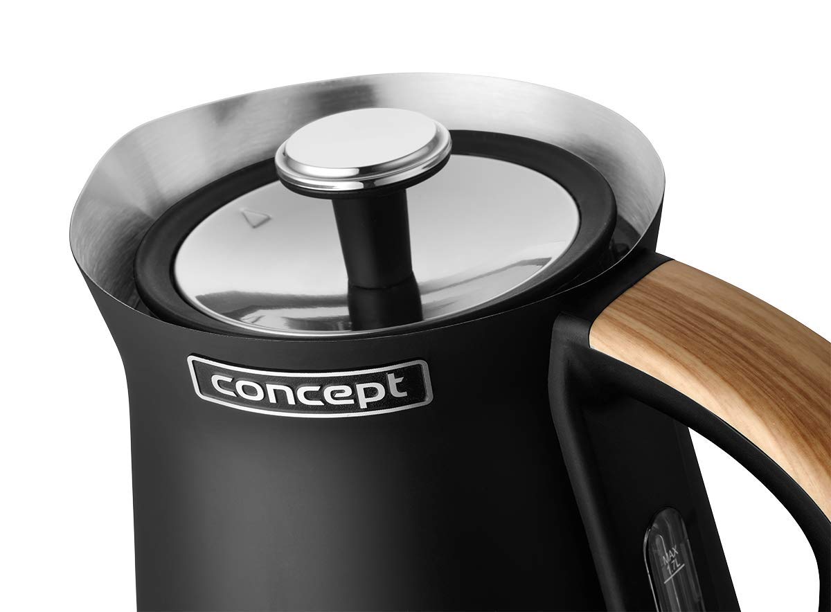 concept-rk3311-nordic-wasserkocher-1-7-l-edelstahl-schwarz-holz image 8