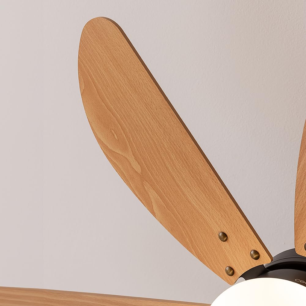 cecotec-aero-360-deckenventilator-92-cm-schwarz-holz-lampe image 4