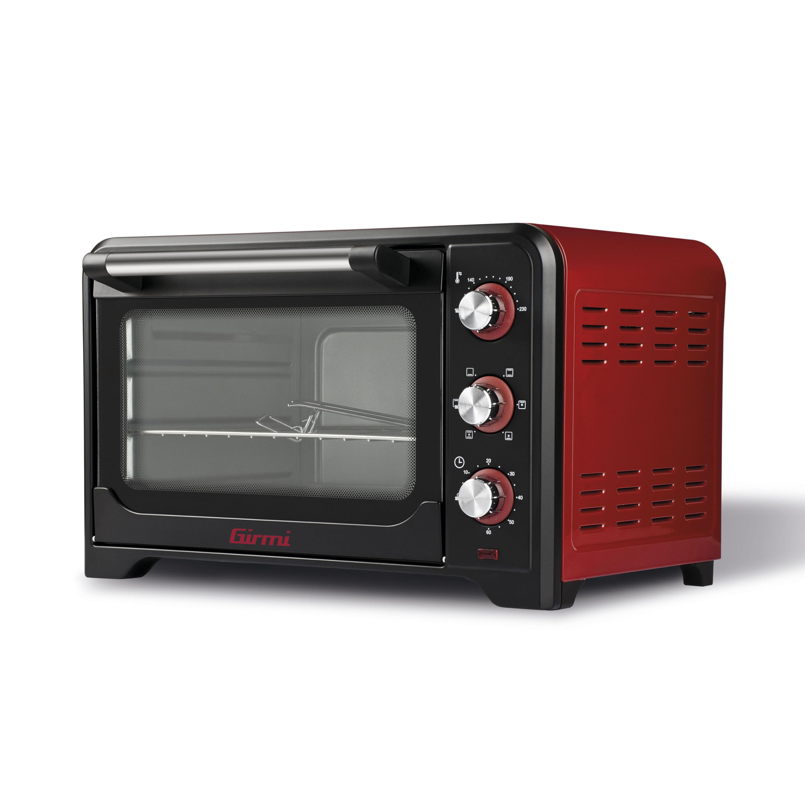 girmi-fe42-elektroofen-42l-rot-schwarz-2000w-umluft image 8