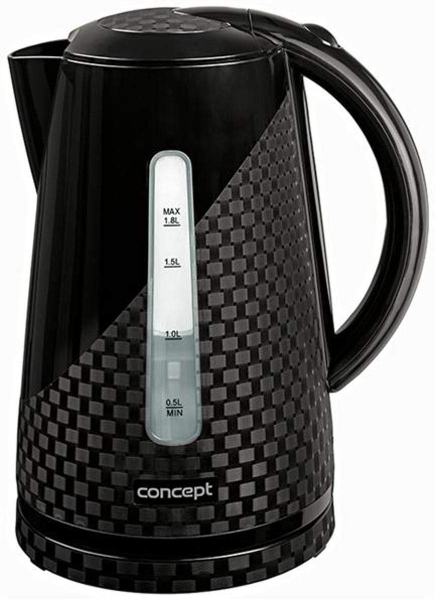 concept-rk2321-wasserkocher-kunststoff-1-8l-schwarz image 1
