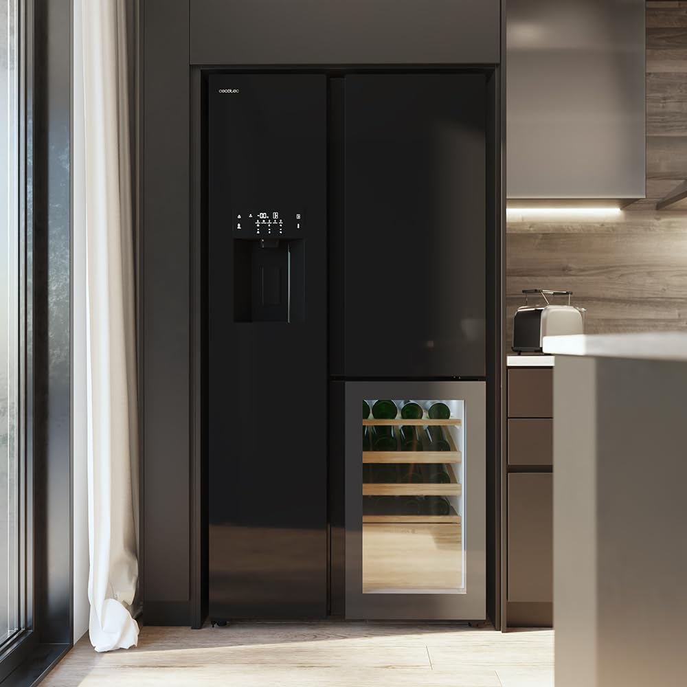 cecotec-bolero-coolmarket-tdw-529-k-hlschrank-black-glass-529-l-no-frost image 4