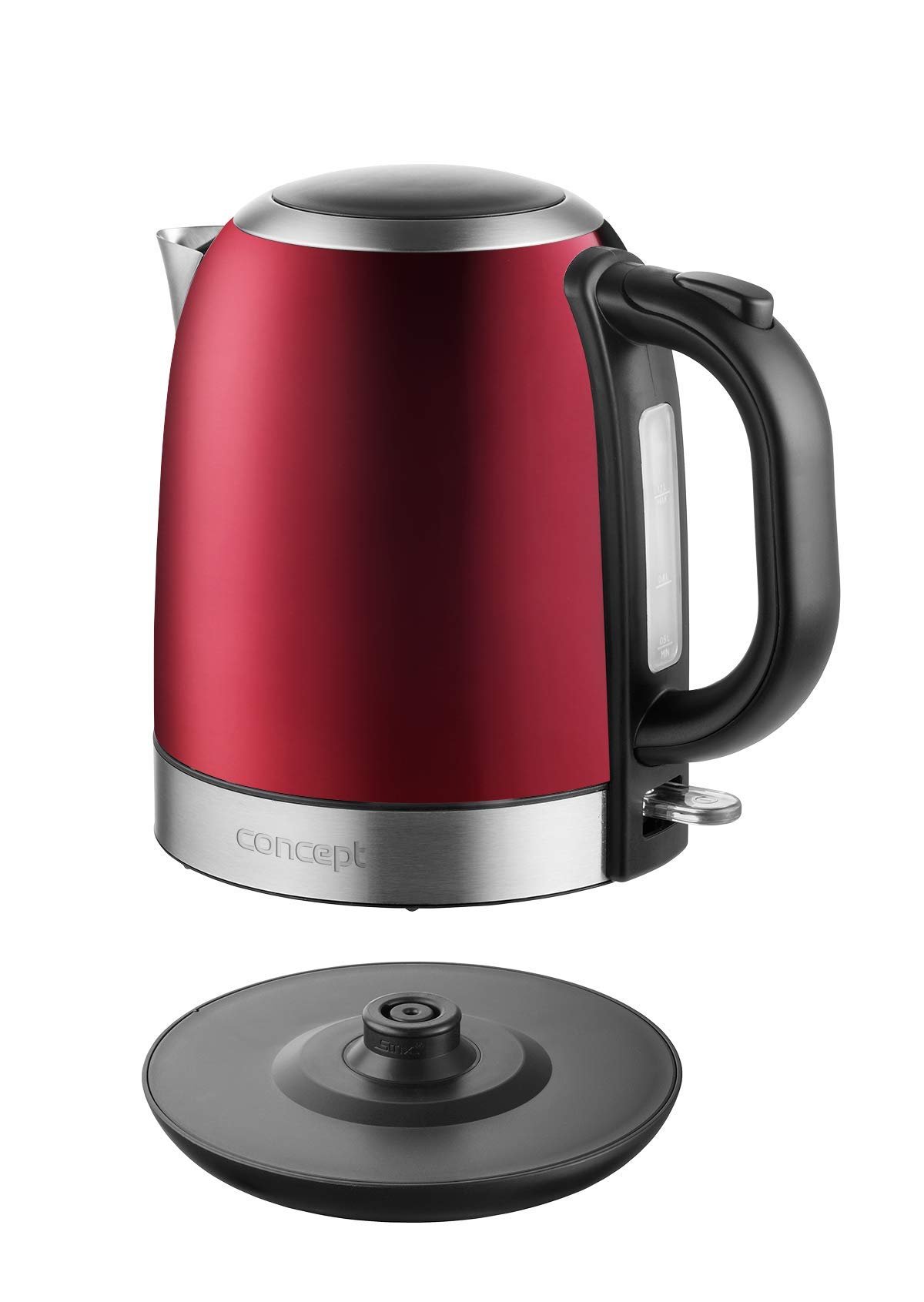 concept-rk3251-wasserkocher-1-2l-rot-edelstahl-2200w image 5