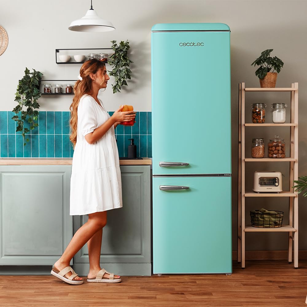 cecotec-bolero-combi-origin-300-k-hlschrank-gr-n-300-l-retro image 6
