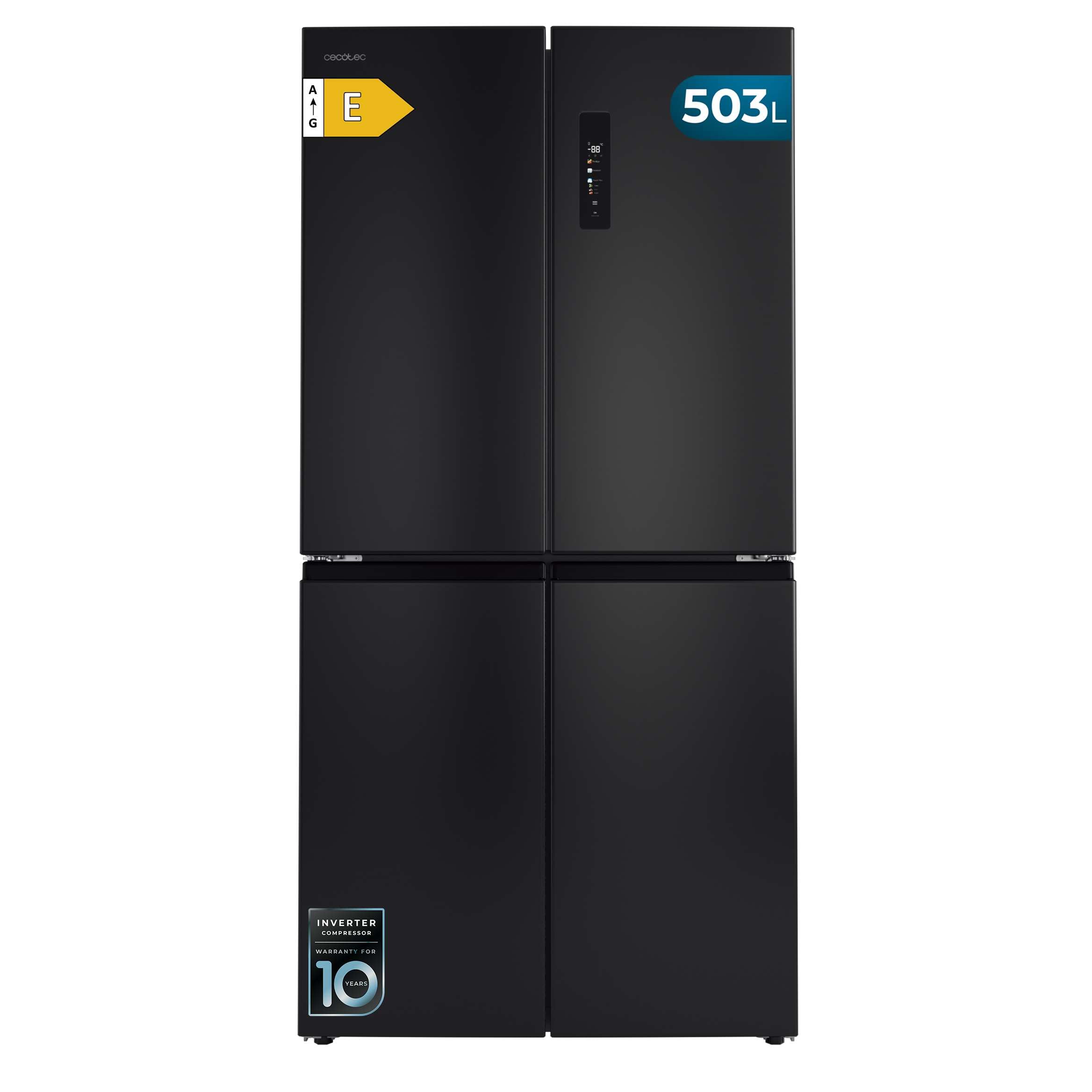 cecotec-bolero-coolmarket-4d-503-k-hlschrank-503l-dark image 1