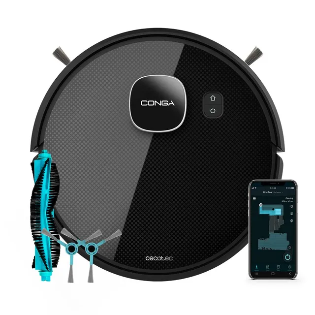 cecotec-conga-eternal-max-titanium-saugroboter-schwarz image 1