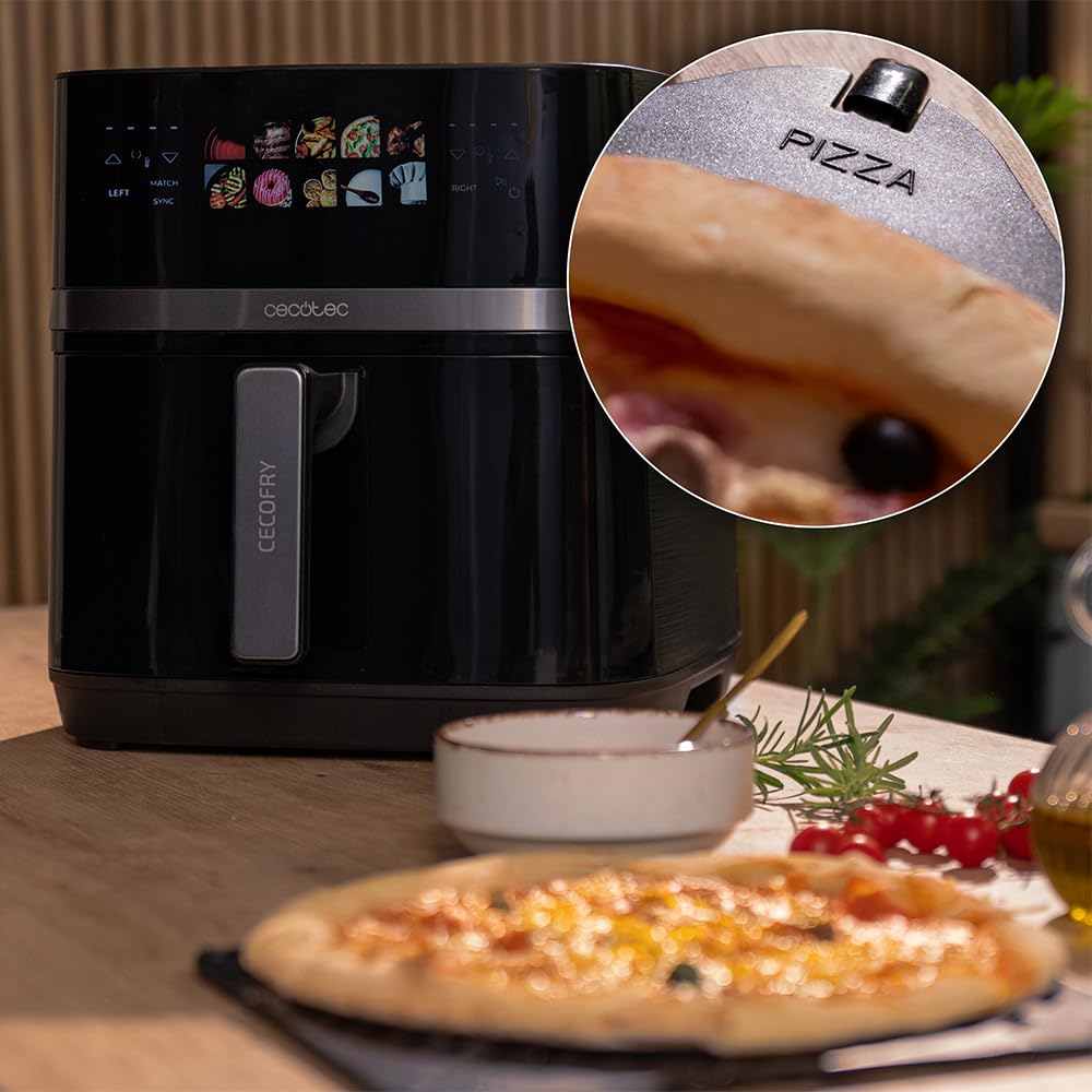 cecotec-cecofry-grill-duoheat-8000-hei-luftfritteuse-8-l-schwarz image 8