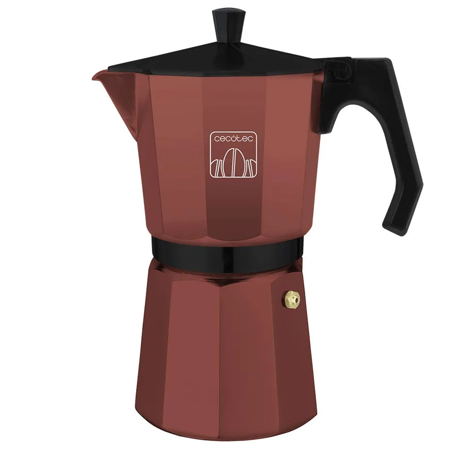 cecotec-mokclassic-1200-espressokocher-9-tassen-garnet-aluminium image 1