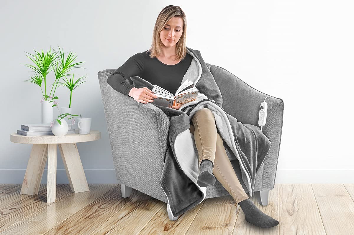 concept-dv7420-heizdecke-180x130-cm-grau-9-stufen-waschbar image 2