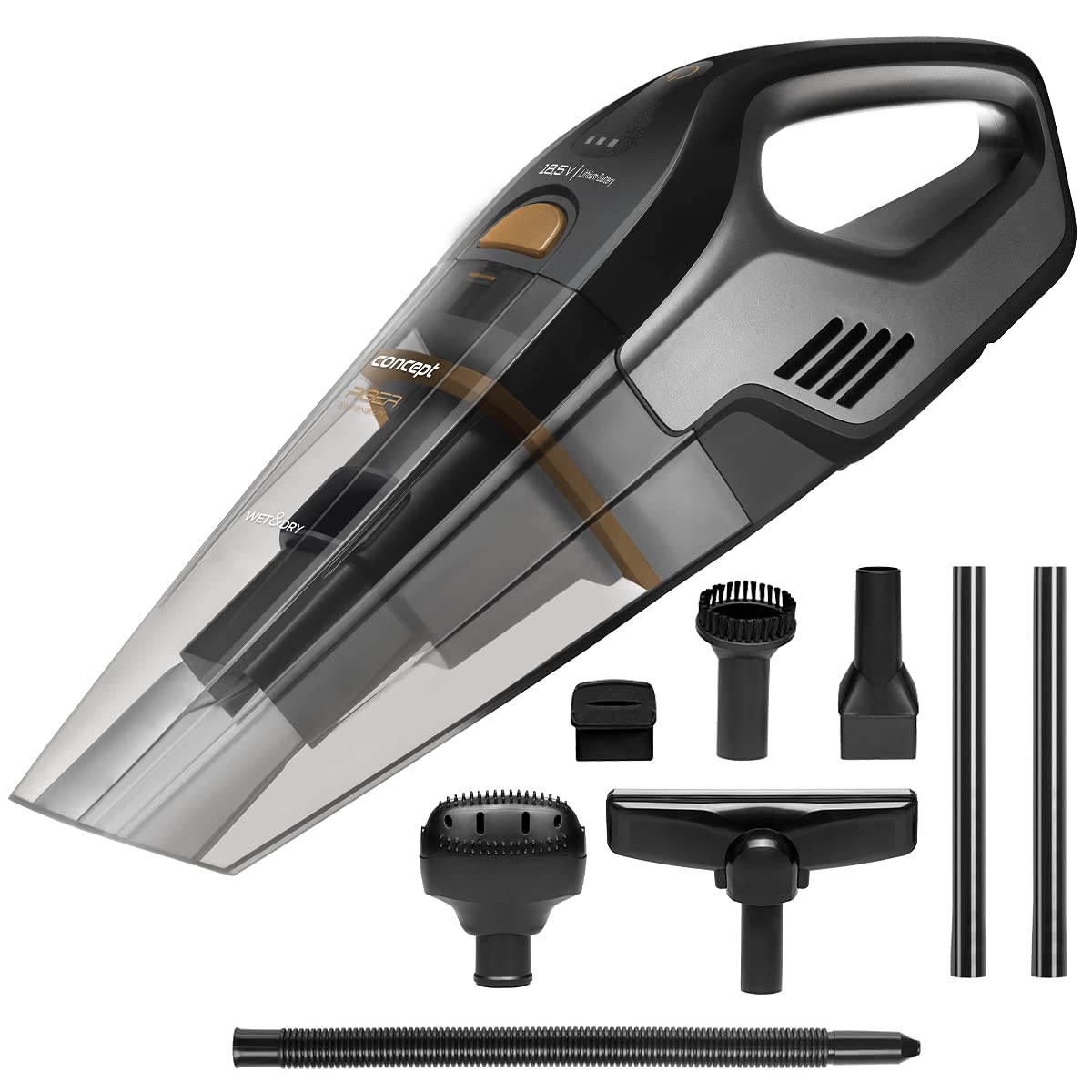 concept-vp4353-riser-handstaubsauger-18-5v-0-5l-hepa-13 image 1