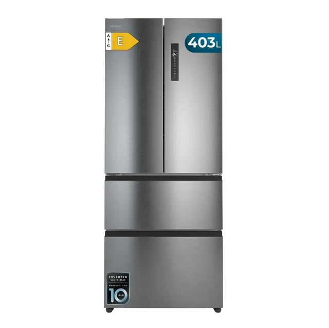 cecotec-bolero-coolmarket-f2d-403-k-hlschrank-inox-403-l image 1